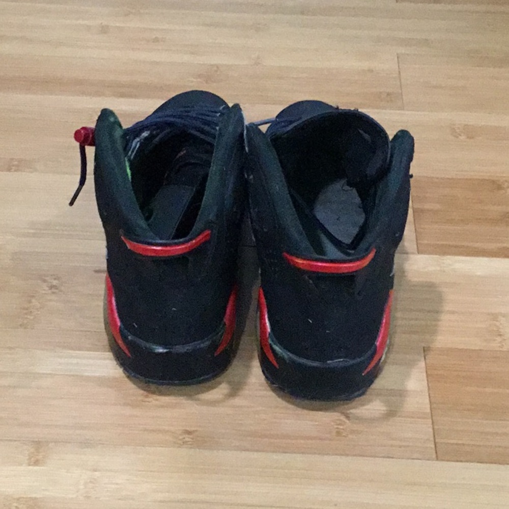 Stylish Kids Black and Red Sneakers - Picture 5 of 6
